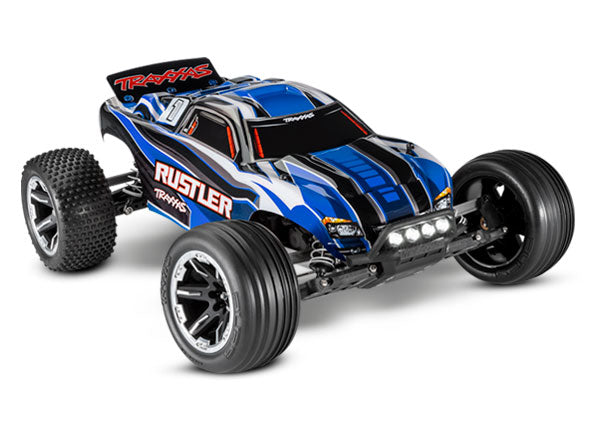 Traxxas Rustler 1/10 RTR 2WD Electric Stadium Truck (Blue) w/XL-5 ESC & TQ 2.4GHz Radio - - Traxxas