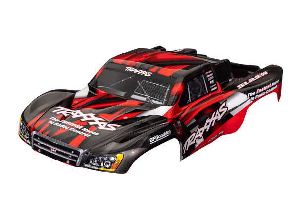TRAXXAS Slash body (painted, decals applied) - - Traxxas