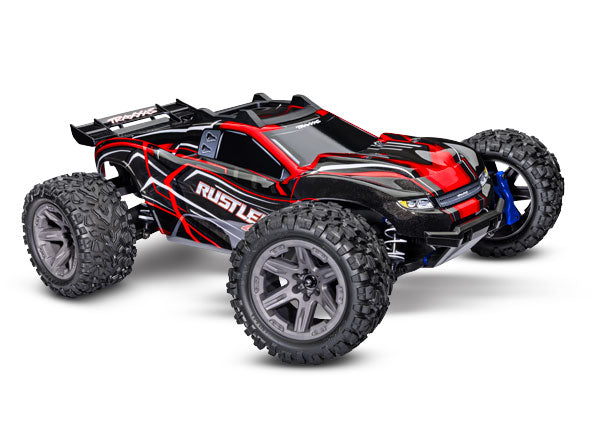 Traxxas Rustler 4X4 BL2 Brushless: 1/10-scale 4WD Stadium Truck with TQ™ 2.4GHz radio system - - Traxxas