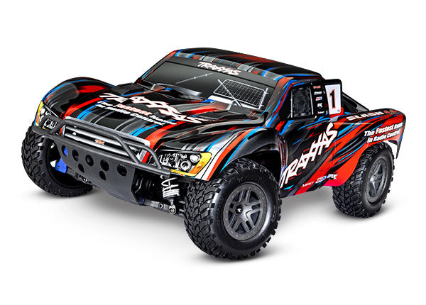 Traxxas Slash® 4X4 BL2S Brushless 1/10 Scale 4WD Electric Short Course Truck with TQ 2.4GHz Radio System - - Traxxas