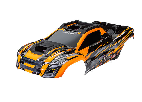 TRAXXAS XRT BODY (assembled with front & rear body supports for clipless mounting, roof & hood skid pads) - - Traxxas