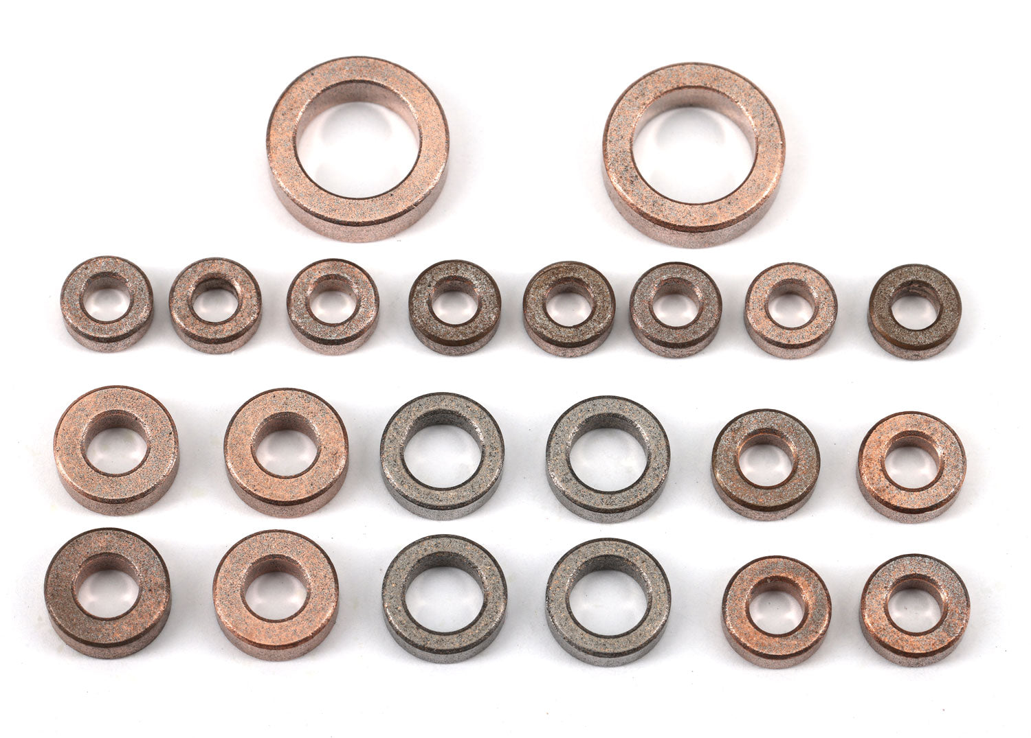 TRAXXAS TRX4M Bushing set, self-lubricating, complete (3x6x2.5mm (8), 5x8x2.5mm (4), 4x8x3mm (4), 8x12x3.5mm (2), 3.5x7x2.5mm (4)) - - Traxxas