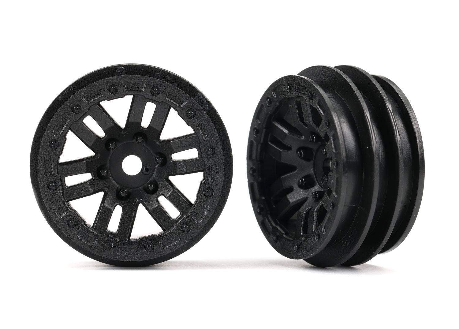 TRAXXAS TRX4M Wheels, 1.0' (black) (2) - - Traxxas