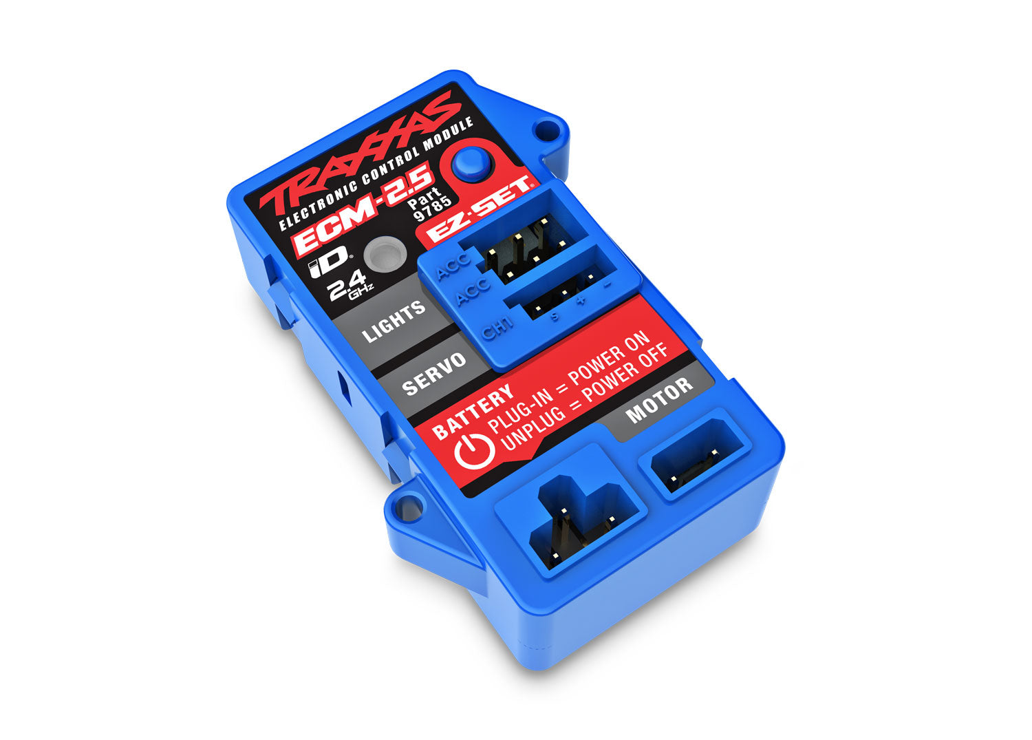 TRAXXAS ECM-2.5 Electronic Control Module, waterproof (low voltage detection, fwd/rev/brake) - - Traxxas