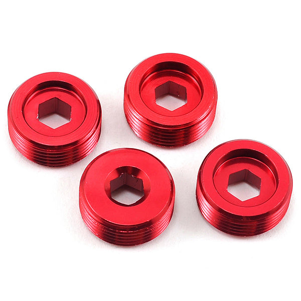 Arrma Aluminum Front Hub Nut (Red) (4) - Remote Control Toys - Horizon Hobbies, Inc.