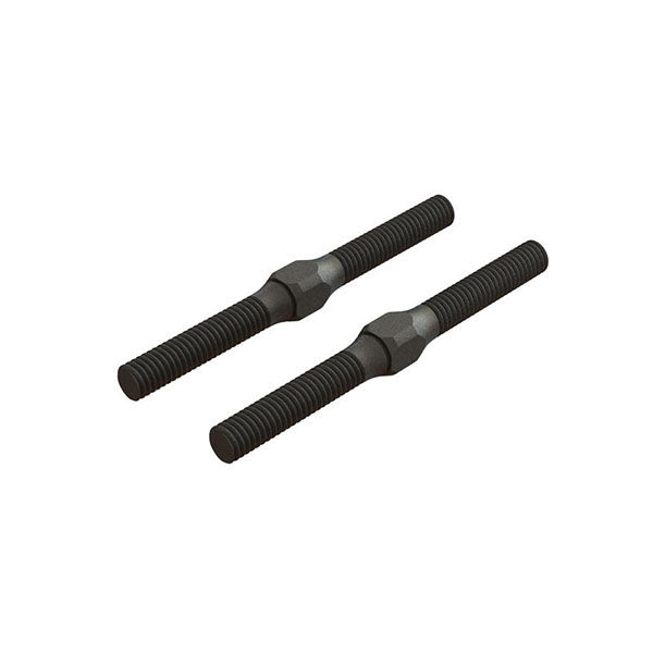 Arrma Steel Turnbuckle, M4 x 48mm, Black (2) - Remote Control Toys - Horizon Hobbies, Inc.