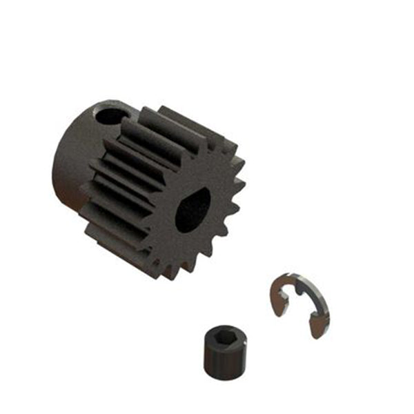 Arrma Safe-D5 Steel Mod 0.8 Pinion Gear (18T) - - Horizon Hobbies, Inc.