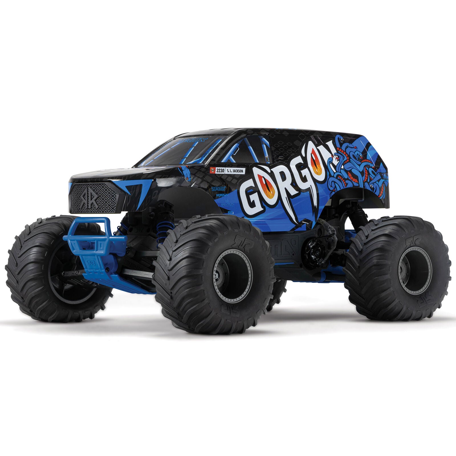 Arrma GORGON 4X2 MEGA 550 Brushed 1/10 Monster Truck RTR w/SLT2 2.4GHz Radio - - Horizon Hobbies, Inc.
