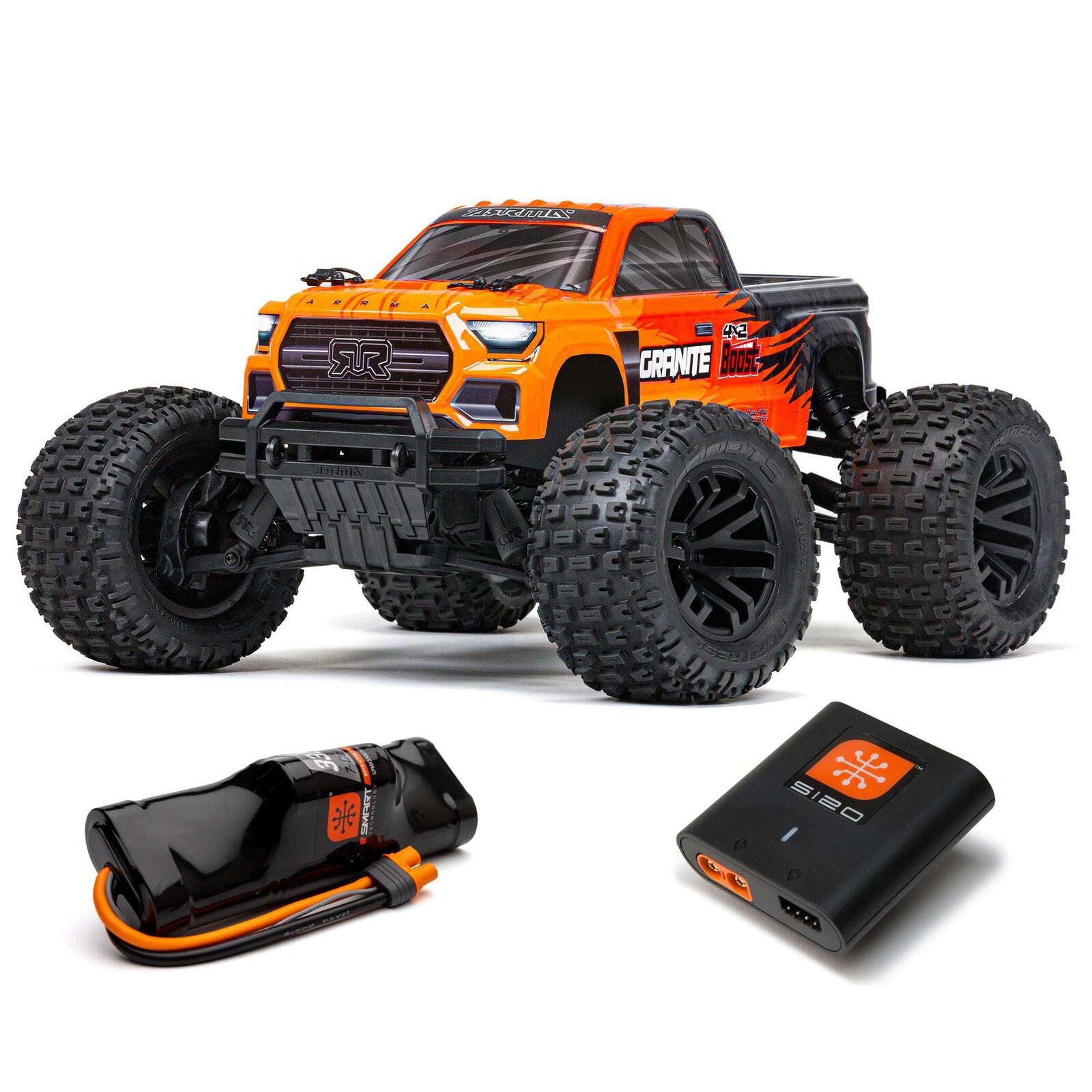 Arrma Granite 4X2 BOOST 1/10 Electric RTR Monster Truck w/SLT2 2.4GHz Radio, Battery & Charger - - Horizon Hobbies, Inc.