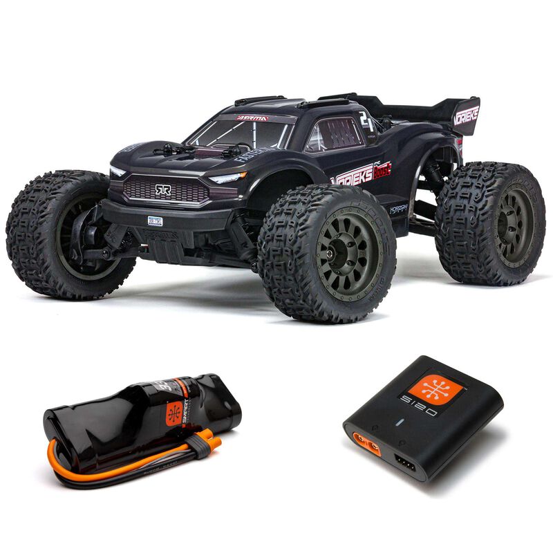 Arrma 1/10 VORTEKS 4X2 BOOST MEGA 550 Brushed Stadium Truck RTR with Battery & Charger - - Horizon Hobbies, Inc.