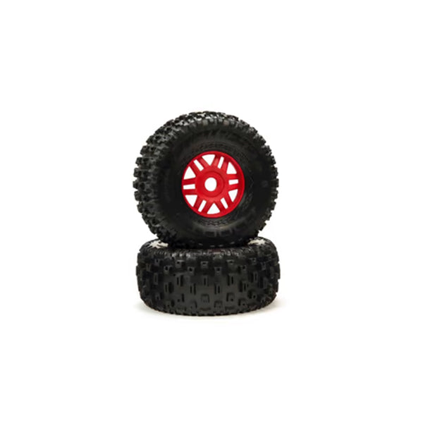 Arrma Mojave 6S BLX dBoots "Fortress" Pre-Mounted Tire Set (2) - Wheel/Tires - Horizon Hobbies, Inc.