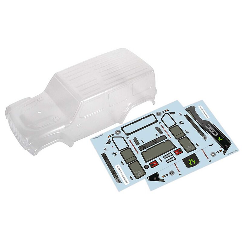 Axial SCX24 2019 Jeep JLU CRC Pre-Cut Body (Clear) - Remote Control Toys - Horizon Hobbies, Inc.