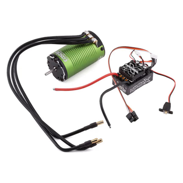 Castle Creations Mamba X SCT 1/10 Brushless Combo w/1412 Sensored Motor w/5mm Shaft (3200kV) - Motor/ESC - Castle Creations