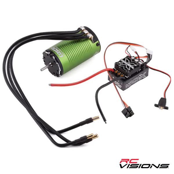 Castle Creations Mamba X SCT 1/10 Brushless Combo w/1412 Sensored Motor w/5mm Shaft (3200kV) - Motor/ESC - Castle Creations