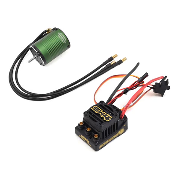 Castle Creations Sidewinder SW4 Waterproof 1/10 ESC/Motor Combo w/1406 (5700kV) Basher Edition - ESC - Castle Creations