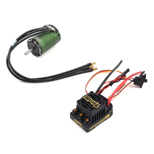 Castle Creations Sidewinder SW4 Waterproof 1/10 ESC/Motor Combo w/1410 (3800kV) - Remote Control Toys - Castle Creations