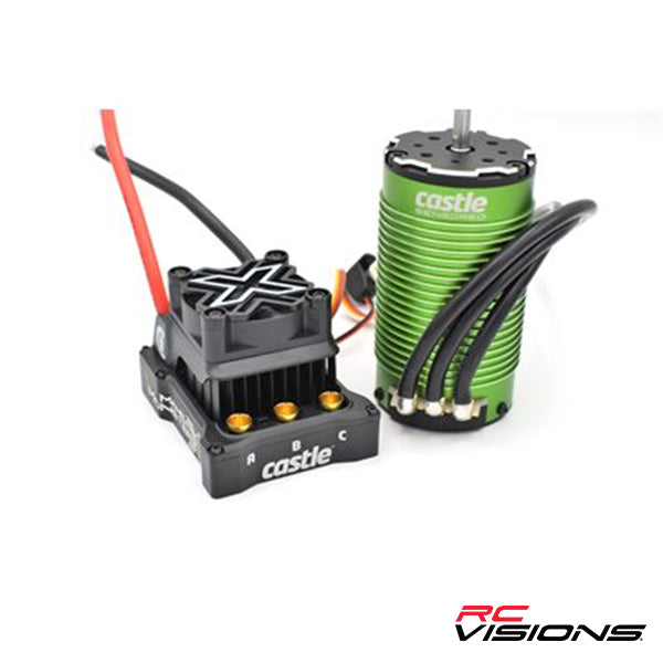 Castle Creations Mamba Monster X 8S 1/6 ESC/Motor Combo w/1717 Sensored Motor (1650kV) - Remote Control Toys - Castle Creations