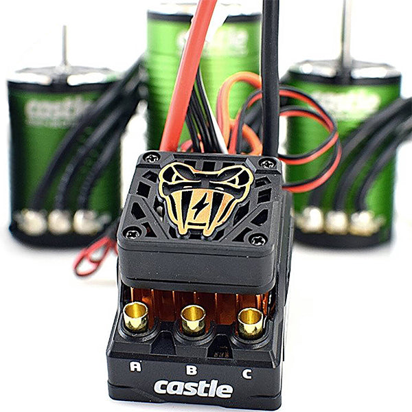 Castle Creations Copperhead 10 1/10 Sensored Combo w/1412 (2100Kv) - Motor/ESC - Castle Creations