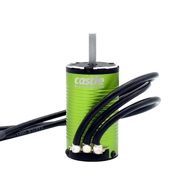 Castle Creations 1412 Sensored 4-Pole Brushless No Prep Drag Motor (6400kV) - Motor/ESC - Castle Creations