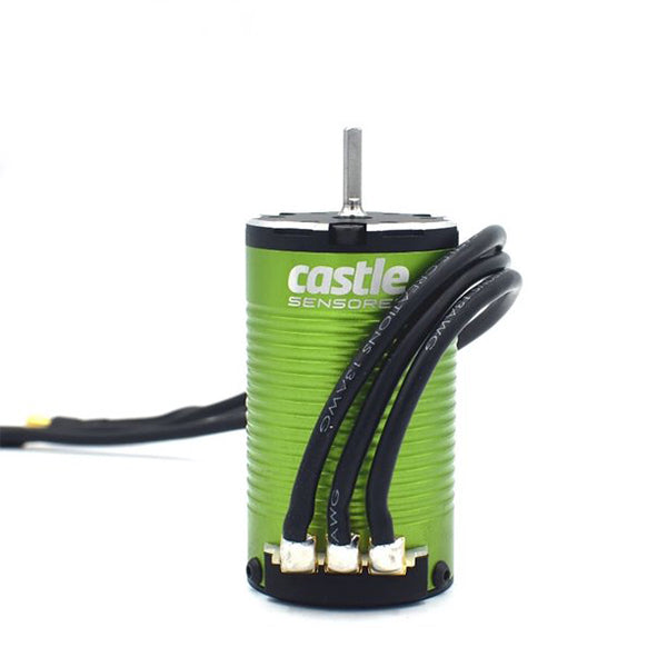 Castle Creations 1412 Sensored 4-Pole Brushless Motor w/5mm Shaft (2100kV) - Motor/ESC - Castle Creations