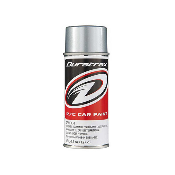 DuraTrax Polycarb Silver Streak Lexan Spray Paint (4.5oz) - Remote Control Toys - Horizon Hobbies, Inc.