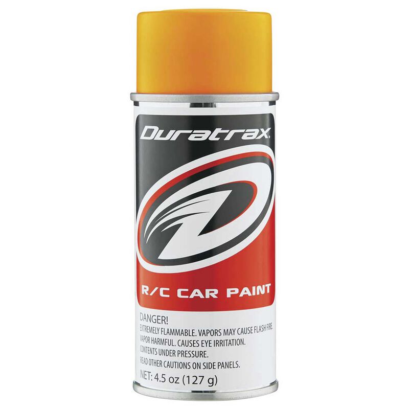 DuraTrax Polycarb Spray, Fluorescent Bright Orange, 4.5oz - Remote Control Toys - Horizon Hobbies, Inc.