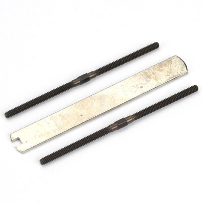 DuBro Turnbuckles (2) with Wrench 4-40, 2-5/8" Long - - Horizon Hobbies, Inc.