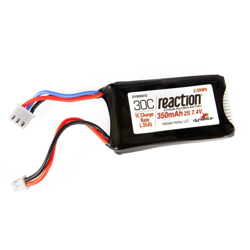 Dynamite 2S LiPo Battery (7.4V/350mAh) - Remote Control Toys - Horizon Hobbies, Inc.