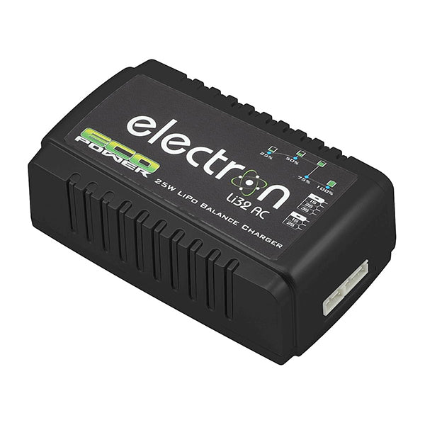 EcoPower "Electron Li32 AC" LiPo Balance Battery Charger (2-3S/2A/25W) - Charger - AMain Distributing