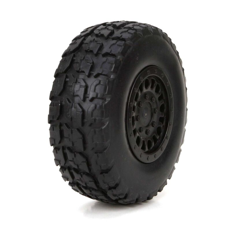 ECX FF/RR Premount Tire: 1/18 4WD T - Remote Control Toys - Horizon Hobbies, Inc.