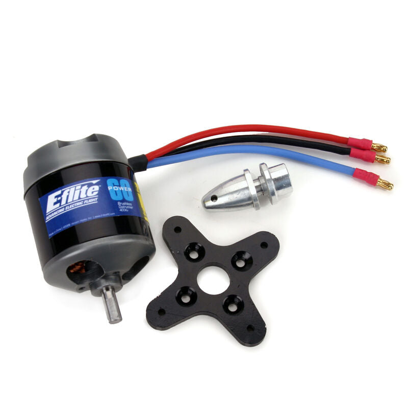 E-flite Power 60 Brushless Outrunner Motor, 400Kv: 3.5mm Bullet - Remote Control Toys - Horizon Hobbies, Inc.