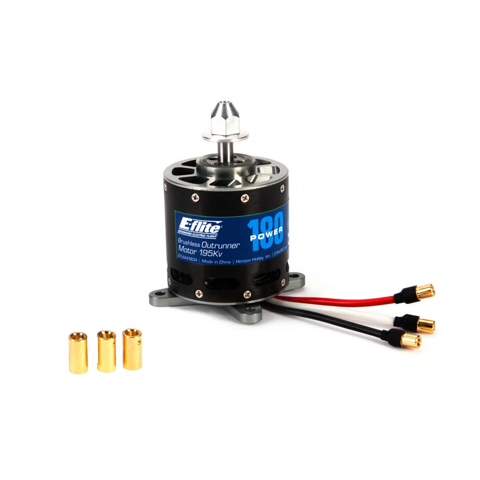 E-flite Power 180 Brushless Outrunner Motor, 195Kv: 6.5mm Bullet - Motor - Horizon Hobbies, Inc.