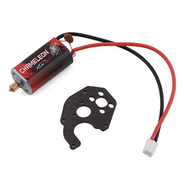 Furitek SCX24 Chameleon Brushed Motor w/Motor Mount & Pinion (80T) - Motor - AMain Distributing