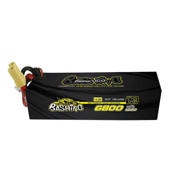 Gens Ace Bashing Pro 4s LiPo Battery Pack 120C (14.8V/6800mAh) w/EC5 Connector - Battery - Horizon Hobbies, Inc.