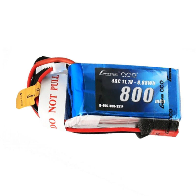 Gens Ace 3s LiPo Battery 40C (11.1V/800mAh) w/JST Connector - Remote Control Toys - Horizon Hobbies, Inc.