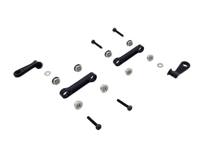 SAB Goblin Radius Arm Set (Matte Black) - Parts - BK HOBBIES