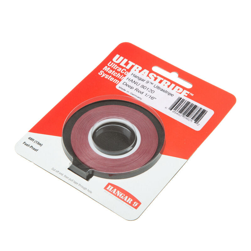 HANGAR 9 Ultrastripe Deep Red, 1/16" - Remote Control Toys - Horizon Hobbies, Inc.