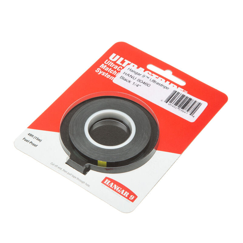 Hanger 9 UltraStripe, Black 1/4" - Accessories - Horizon Hobbies, Inc.