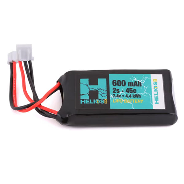 Helios RC 2S 45C LiPo Battery w/PH2.0 Connector (7.4V/600mAh) - Battery - AMain Distributing