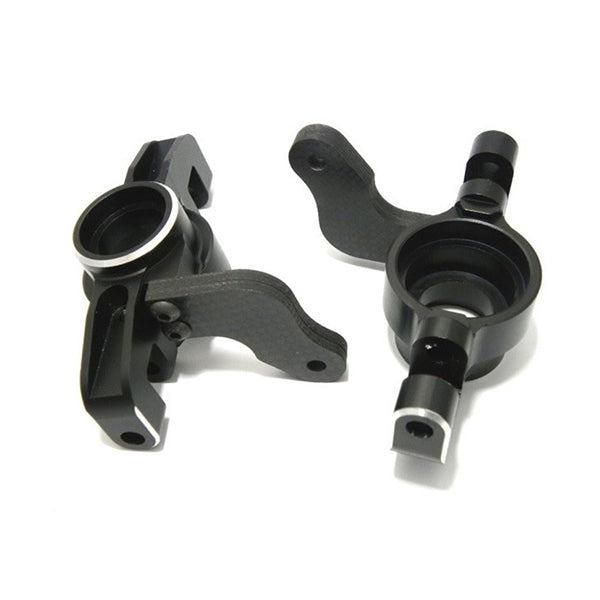 Hot Racing Aluminium Steering Knuckle With Graphite Arm 5IVE-T - Parts - HRP Distributing, Inc.