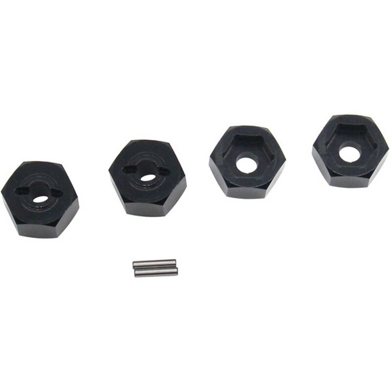 Hot Racing 12mm Aluminum Hex System: Mini-T 2.0, Mini-B - Parts - AMain Distributing
