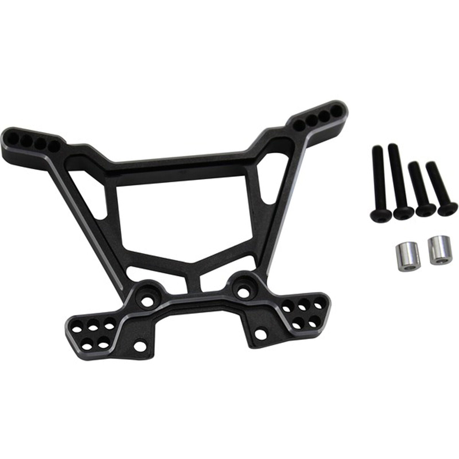 HOT RACING Aluminum Rear shock tower: Rustler 4X4 - - Horizon Hobbies, Inc.