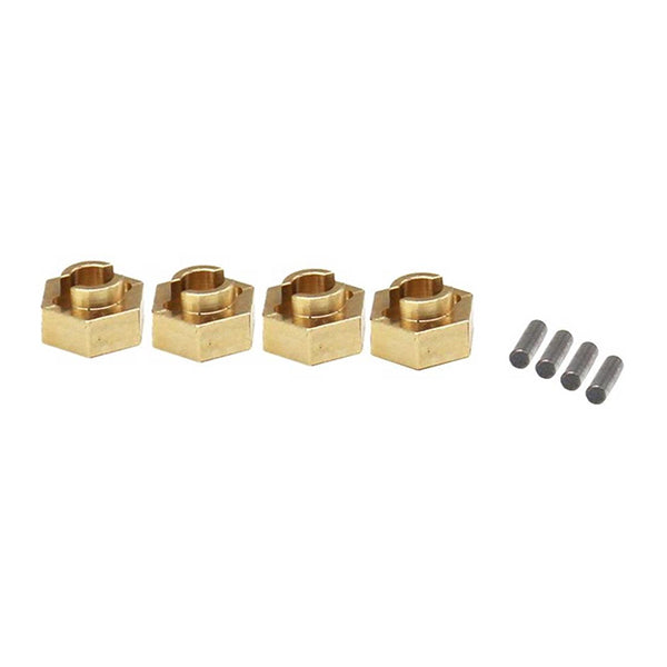 Hot Racing Axial SCX24 Brass 7mm Wheel Hex Hub (4) - Parts - Horizon Hobbies, Inc.