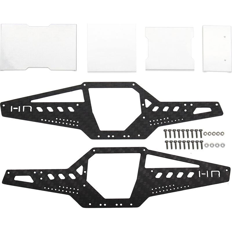 Hot Racing Graphite Rock Crawler Conversion Chassis, LCG: SCX24 - Parts - AMain Distributing