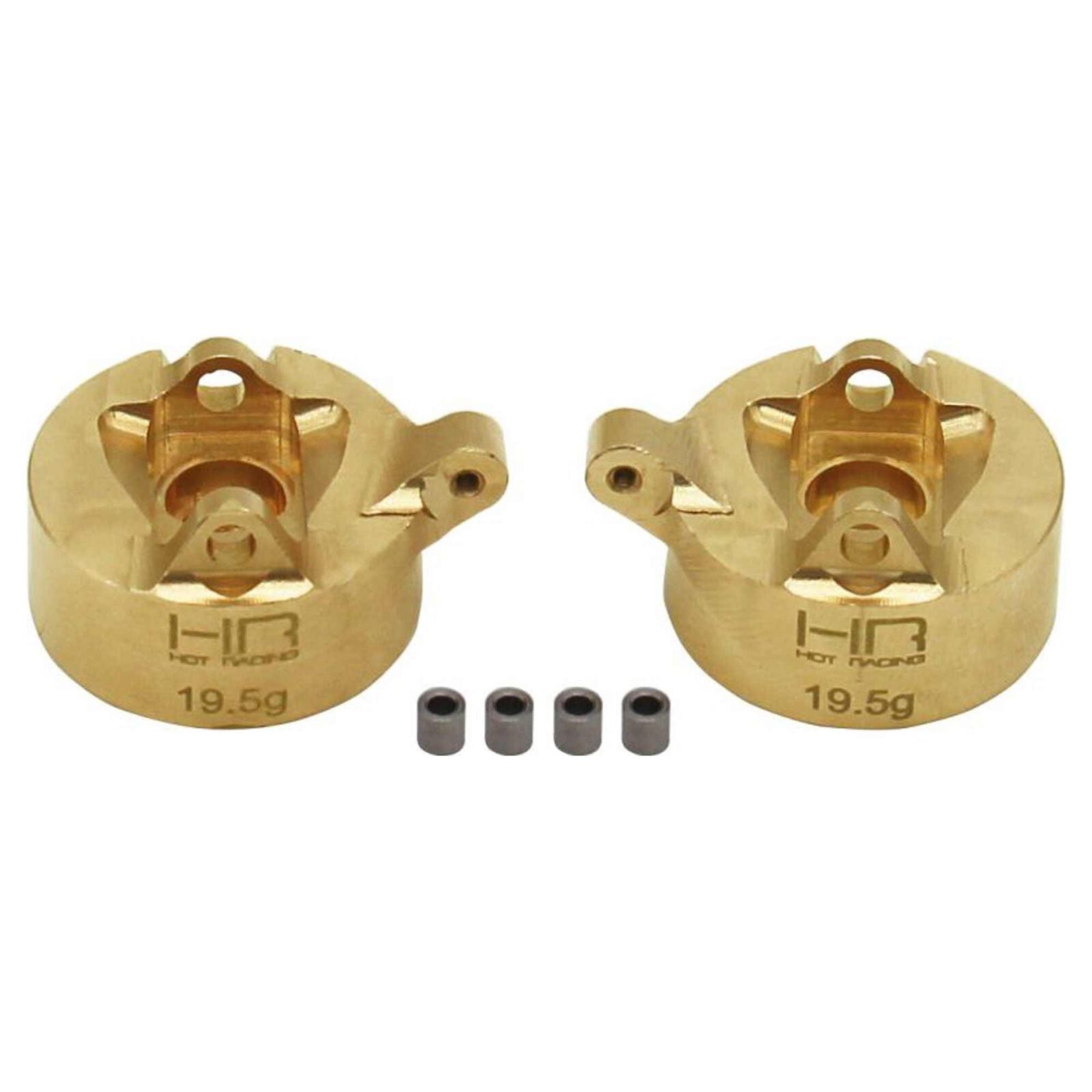 Hot Racing Extra Heavy Brass Front Steering Knuckle: Axial SCX24 - Parts - Horizon Hobbies, Inc.