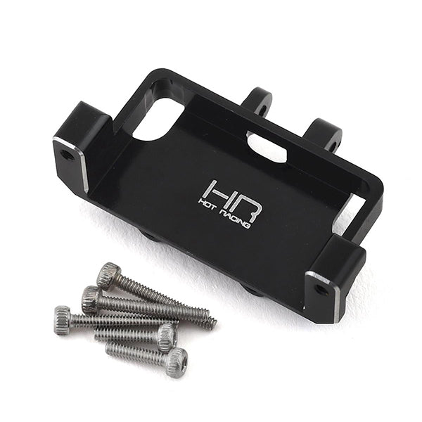 Hot Racing Axial SCX24 Aluminum Steering Servo Mount (Black) - Part - AMain Distributing