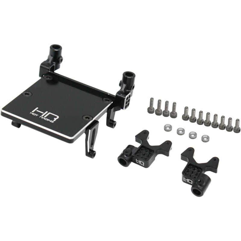 Hot Racing Axial SCX24 Aluminum Front & Rear Adjustable Shock Towers (Black) - Parts - Horizon Hobbies, Inc.