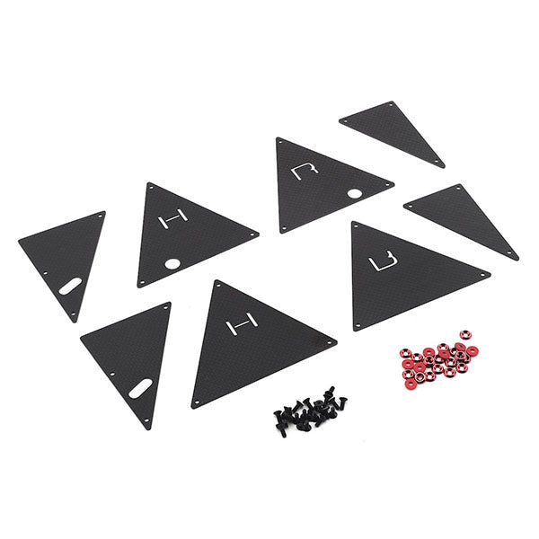 Hot Racing Traxxas Unlimited Desert Racer Carbon Inner Side Panels - Parts - AMain Distributing