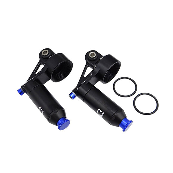 Hot Racing X-Maxx Aluminum Piggyback Reservoir Shock Upgrade Kit (2) - Parts - Horizon Hobbies, Inc.