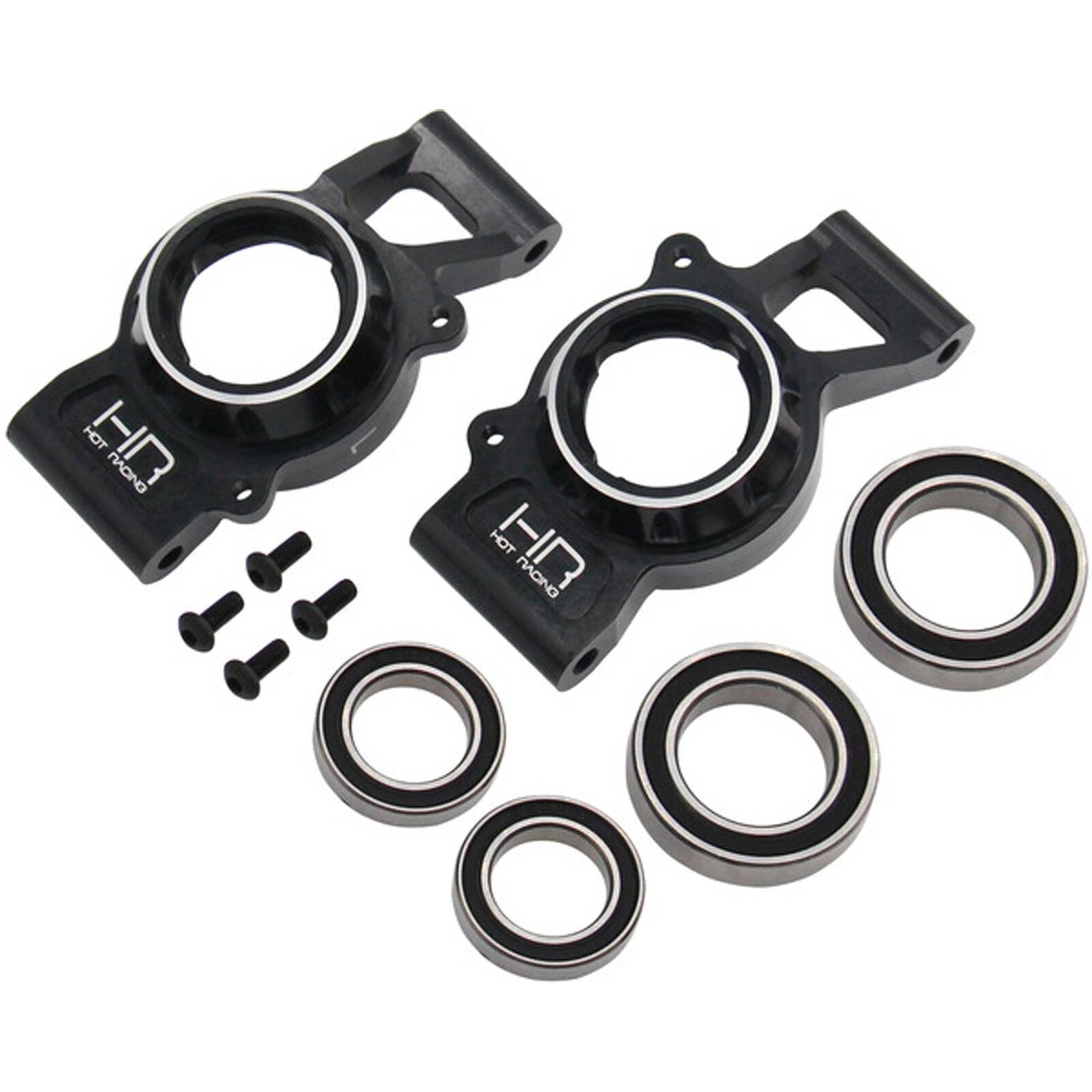 Hot Racing Aluminum Rear Oversize bearing Hubs Axle Carriers - Parts - Horizon Hobbies, Inc.